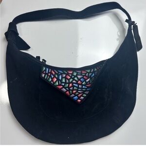 Sabrina‎ Scala black baguette shoulder bag